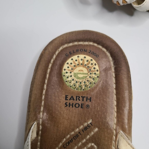 Earth Shoe Gelron 2000 Pueblo Women's Thong Sandal, Size 10 - Picture 7 of 7